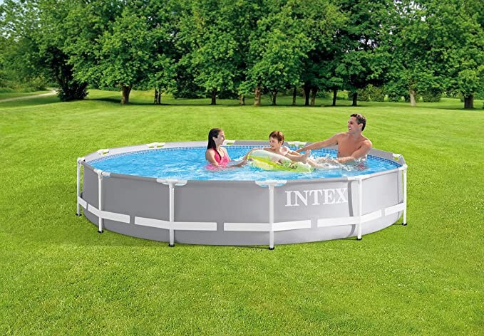 Intex 26711EH 12ft x 30in Prism Frame Above Ground Swimming Pool w/ Pump gallery