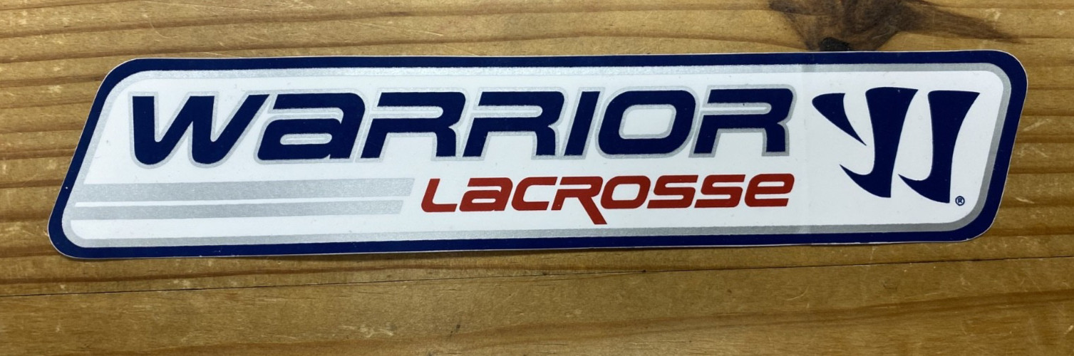 Warrior Lacrosse Vinyl Sticker Decal for Water Bottle, Laptop gallery