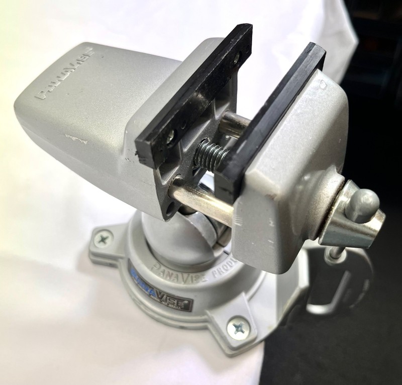 Panavise Standard Head 303 with Low Profile Base, Bench Clamp, and Nylon Jaws gallery