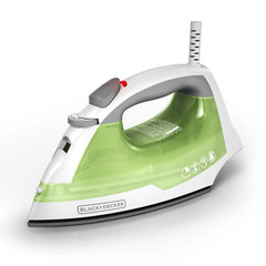 BLACK&DECKER Easy Steam Anti-Drip Compact Steam Iron, Green, Vertical Steam IRON