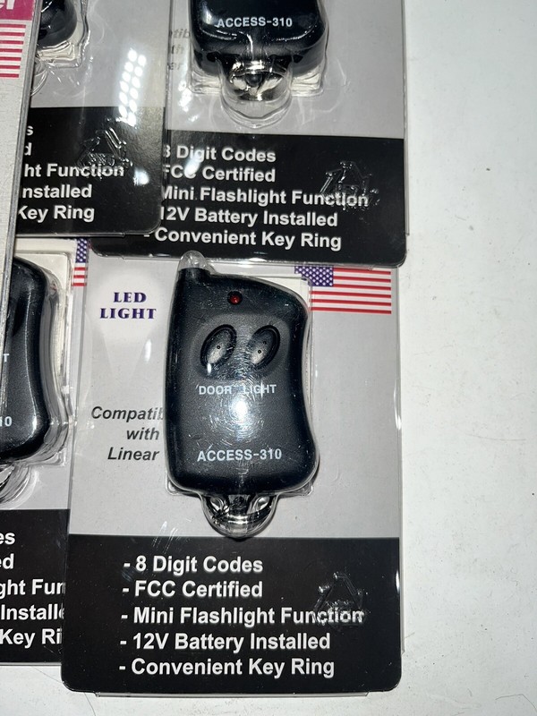 Mini Remote Control Garage Door / Gate Transmitter Access 318 & 310 Lot of 9 gallery