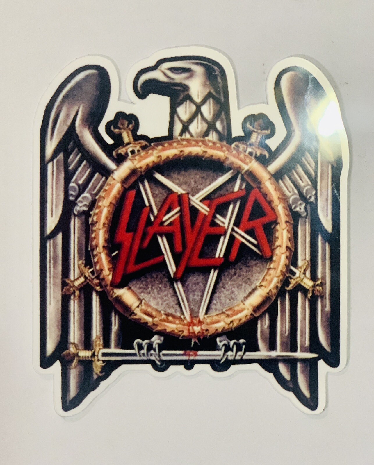 Slayer 4" Tall Multi-Color Vinyl Decal Sticker gallery
