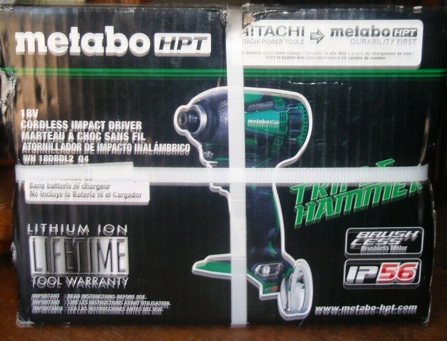 Metabo HPT #WH18DBDL2 18V Brushless Triple Hammer Impact Driver-TOOL ONLY gallery
