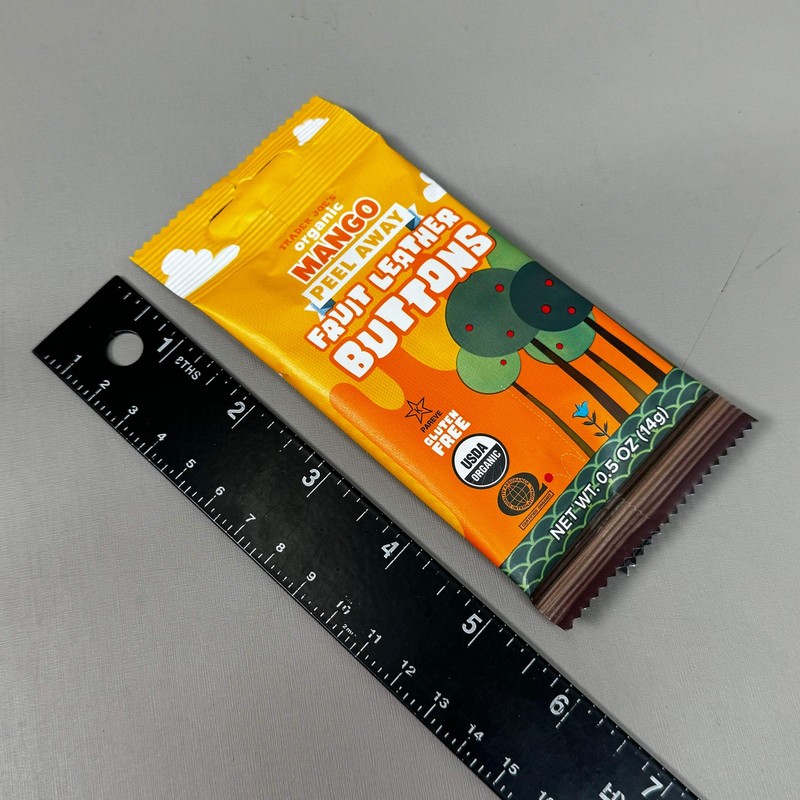 TRADER JOE'S (24 PACK) Organic Mango Peel Fruit Leather Buttons 0.5 oz 08/26 gallery