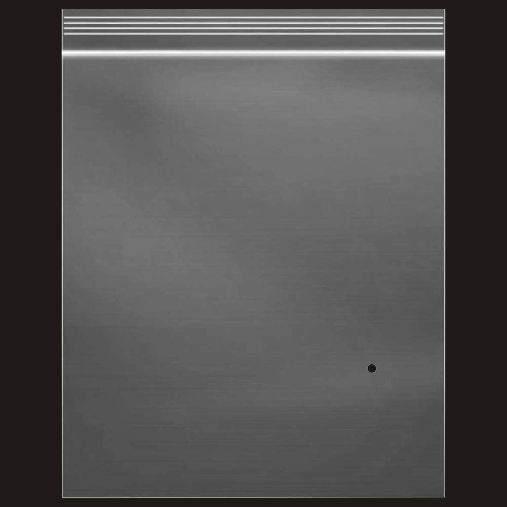 100 Pcs 8"x10" Clear Self-sealing Poly Bag with Reclosable Zip gallery