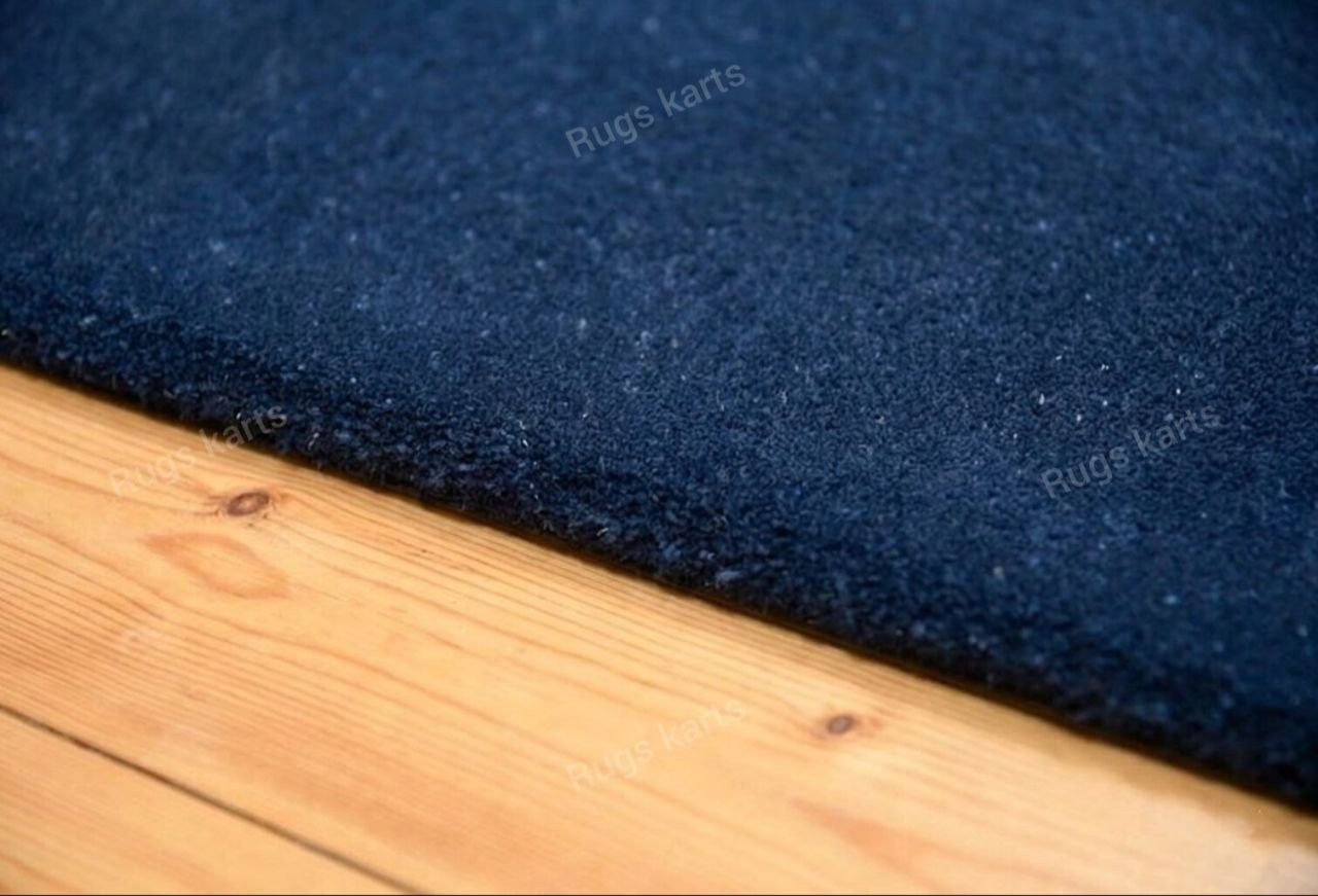 Imperial Blue Luxury Solid Rug gallery