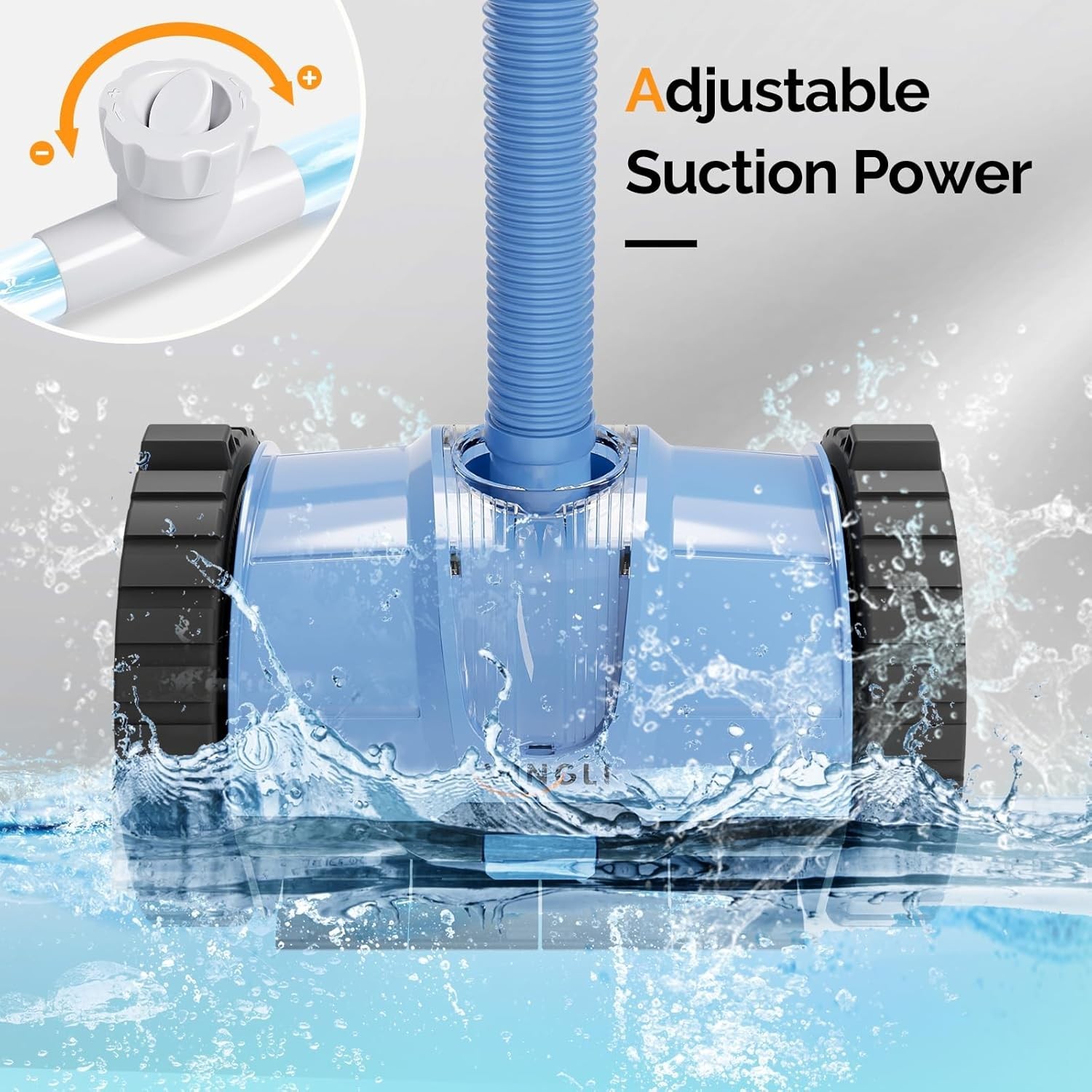 2025 Upgrade Automatic Pool Vacuum Cleaner Wall-Climbing Suction Side gallery