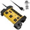 9-FT Cord Power Strip Surge Protector 4050Joules, 2-USB(3.1A) Ethernet, 1875W gallery