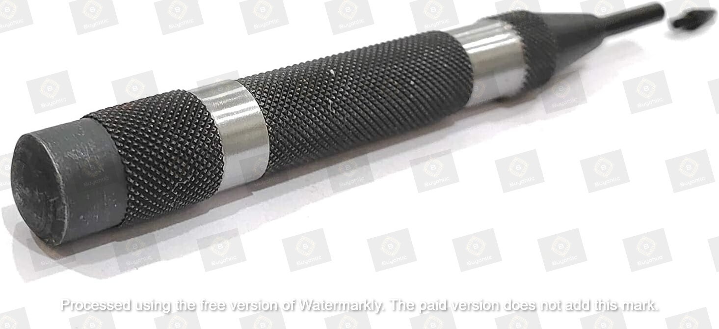 Automatic Center Punch with Replaceable Hardened Steel, Heavy duty-USA FULFILLED gallery