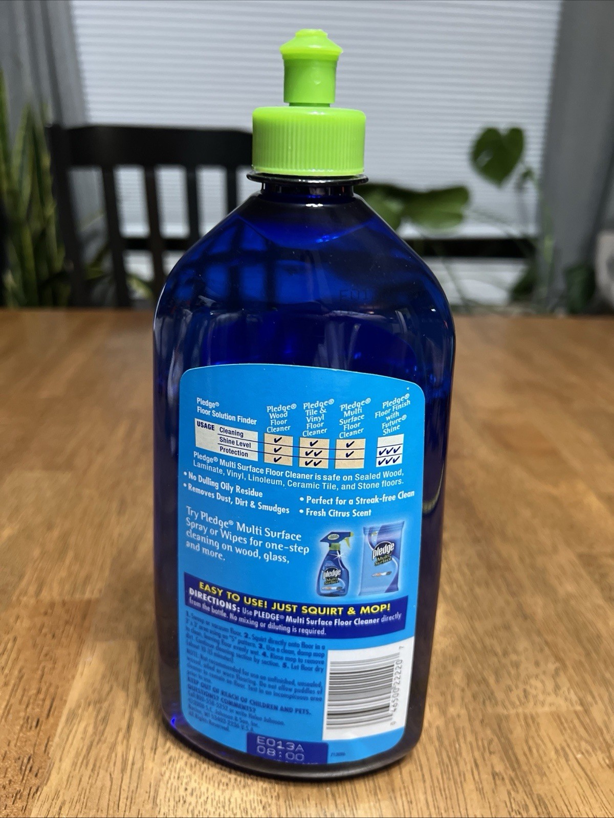 PLEDGE Multi-surface Floor Cleaner 27 Fl Oz Wood Ceramic Vinyl 2008 ORIGINAL gallery