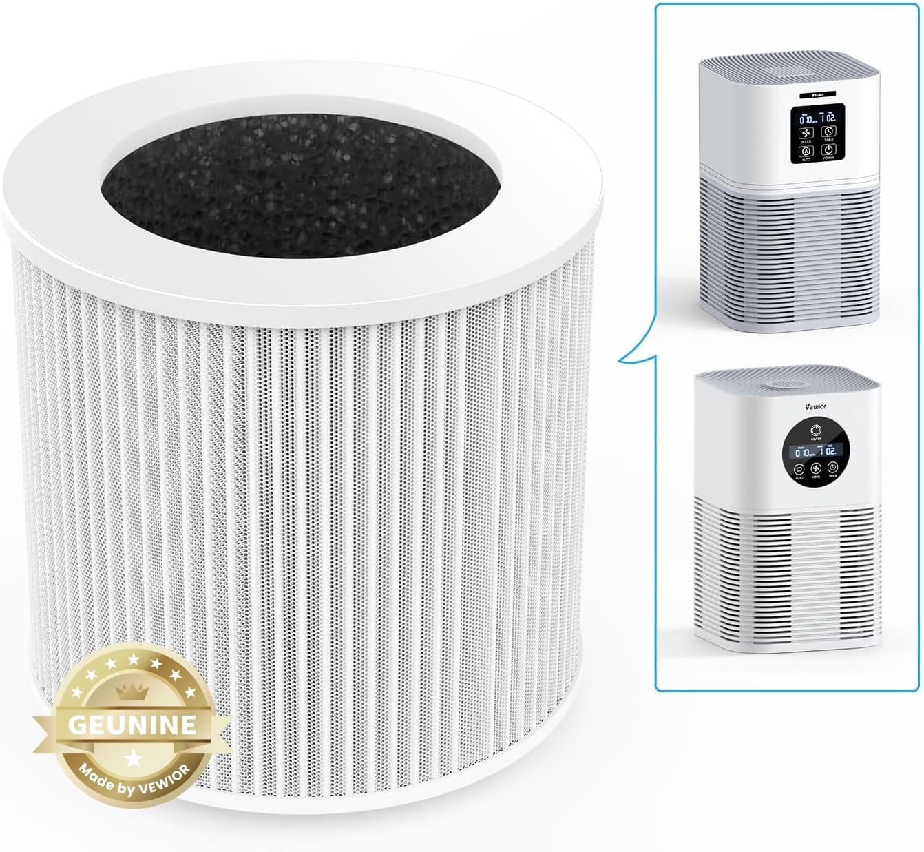 VEWIOR Official A1 A1W Air Purifier Replacement Filter H13 True HEPA Air Filter, gallery