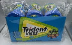 💥 Trident – Vibes Sour Patch Kids Blue Raspberry Chewing Gum – 6 bottles 240pcs