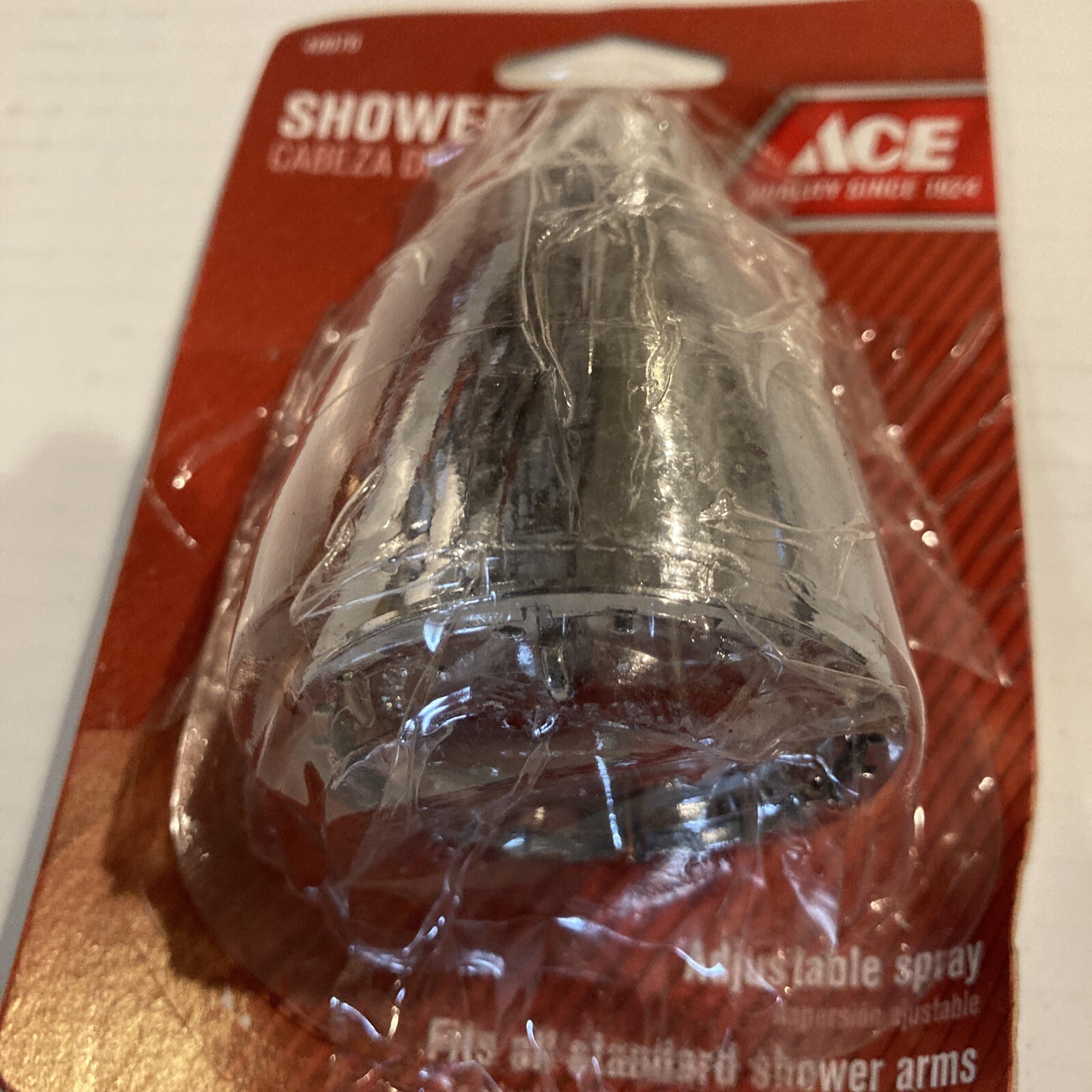 Ace Chrome Plastic 6 settings Adjustable Showerhead Angle Valve 1.5 gpm gallery