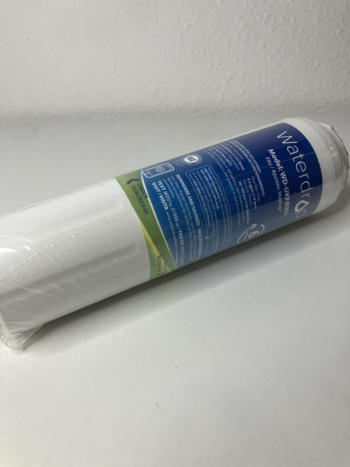 Waterdrop WD-F07 Factory Sealed Replacement Filter for Maytag UKF8001 gallery
