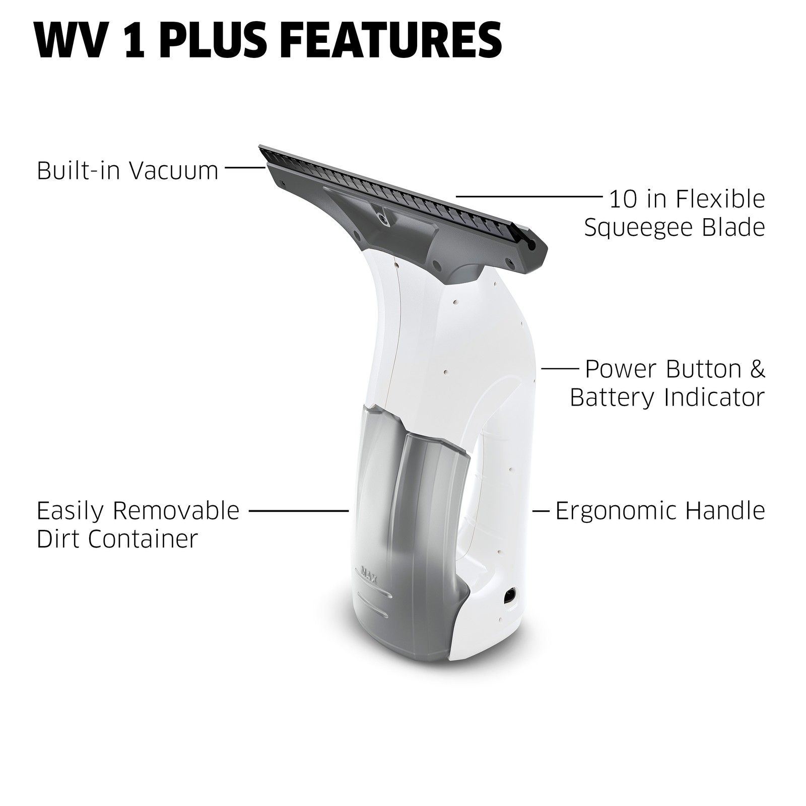 Kärcher WV 1 Plus, Window Vacuum Squeegee - 35 Min Runtime - NEW gallery