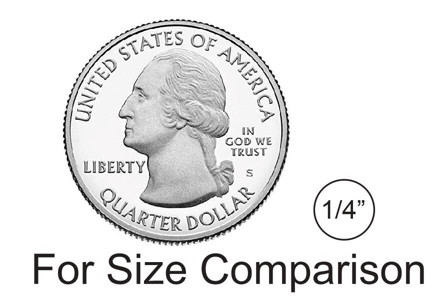 1/4" Silver Dots Round Vinyl Color Coded Inventory Label 1/4 Inch Dot Stickers gallery