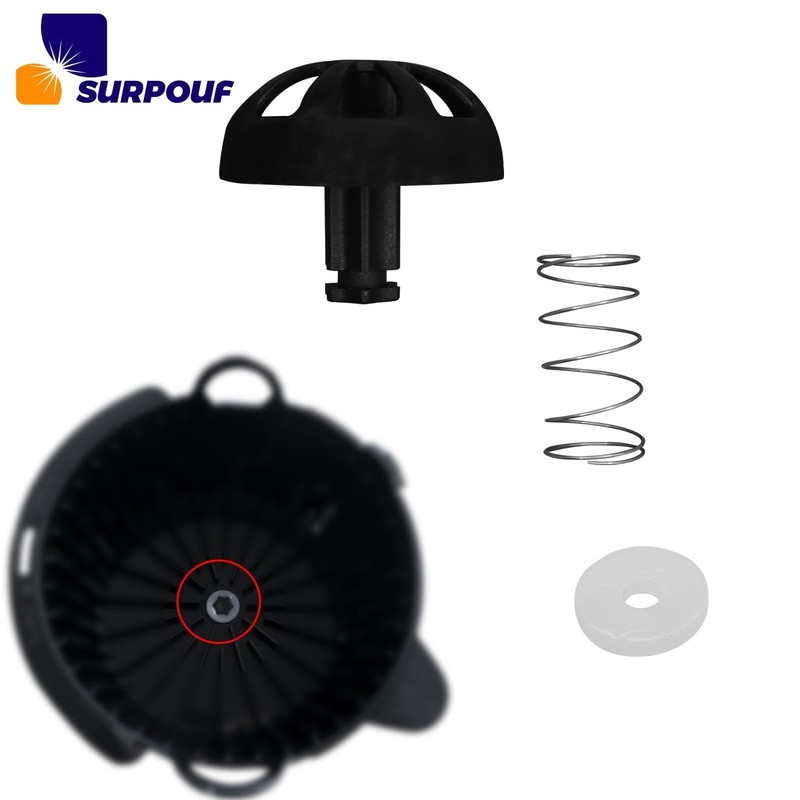 2-Pack Coffee Replacement Brew Basket Spring Loaded Stopper Kits Fits gallery