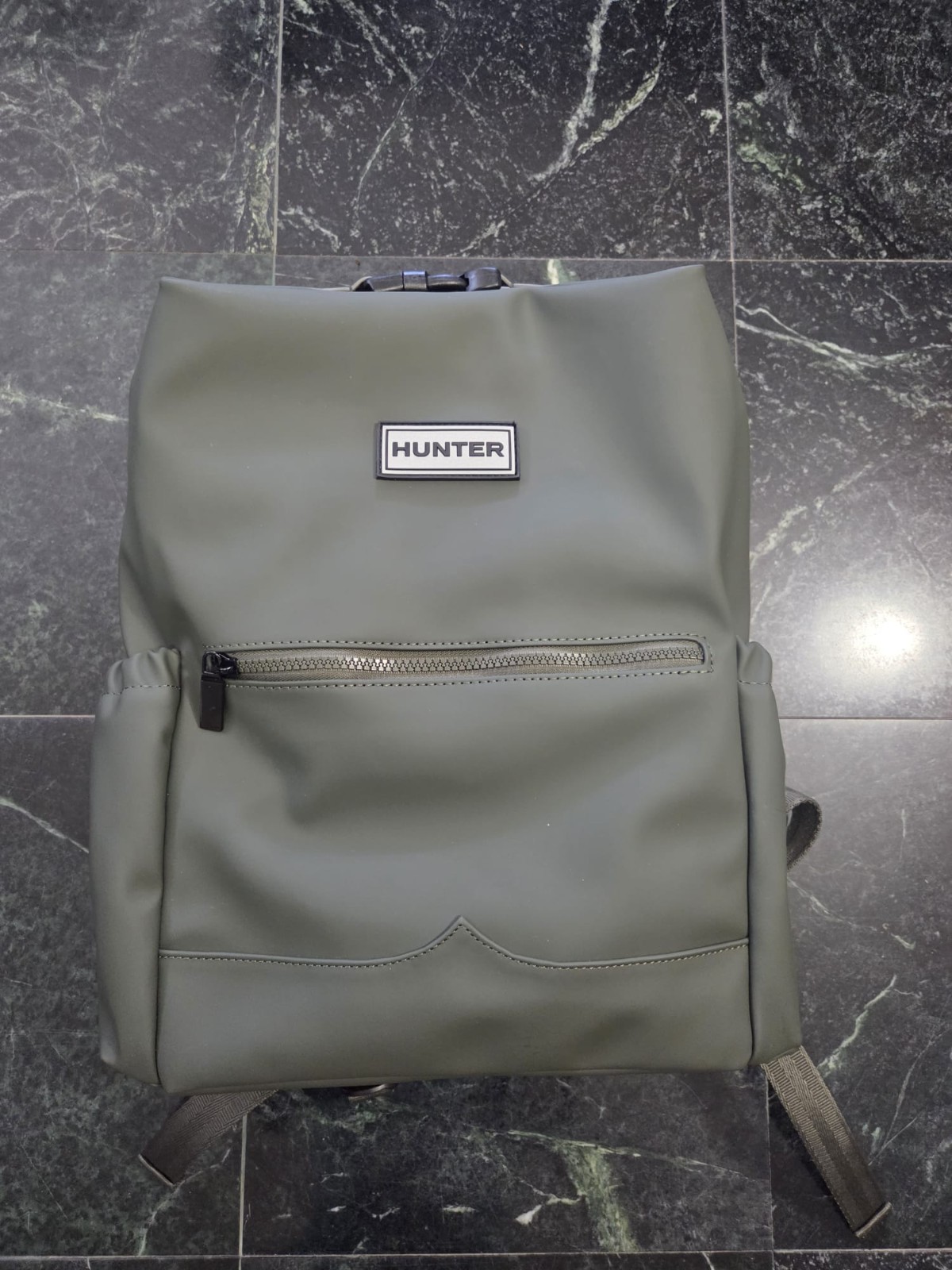 Hunter Top Clip Backpack Smooth Green New with Tags