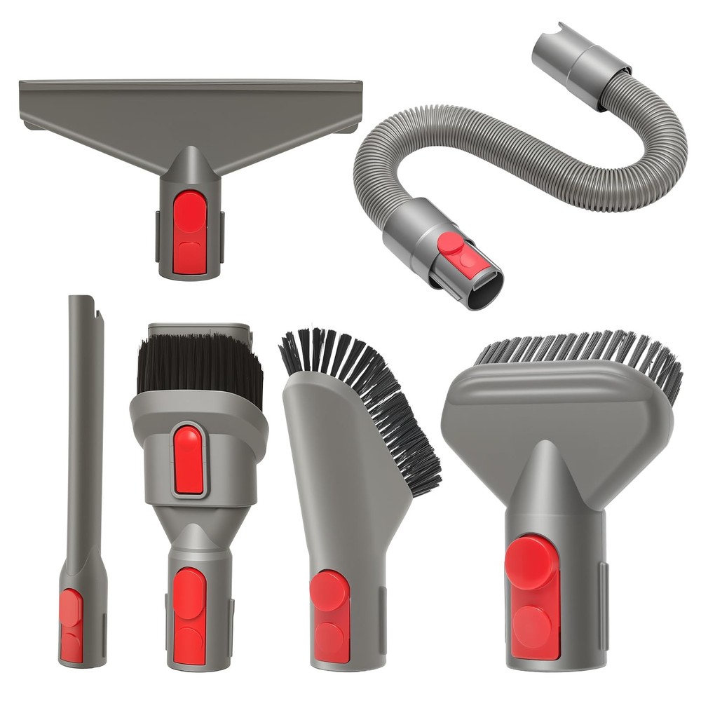 6 Replacement Attachment Kit for Dyson V15/V15s/V9/V8/V11/V12/V10/V7/Gen5 Cor...
