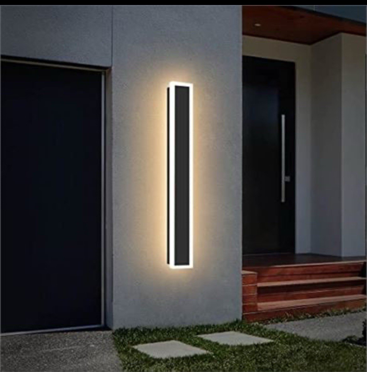 36IN Modern Outdoor Wall Light LED Long Exterior Light Fixture IP65 Waterproof gallery