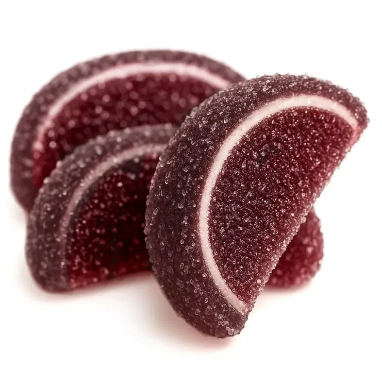 Black Cherry Jelly Fruit Slices – Soft Chewy Cherry Gummy, Old-Fashioned - 1LB gallery