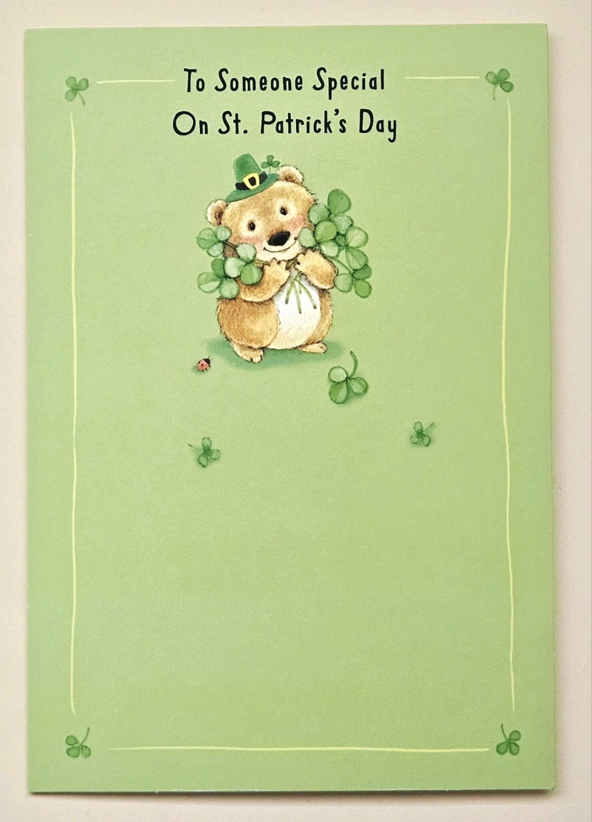 For Someone Special. Happy St Patrick's Day Greeting Card (incl. Envelope 5×7") gallery