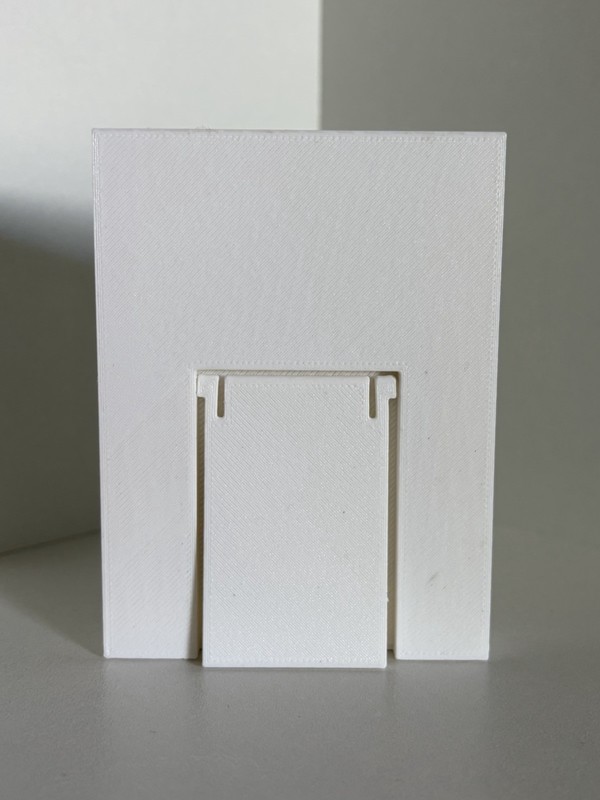 Custom 3D Printed ACEO Display Frame - White | Fits Standard 2.5x3.5 ACEOs gallery