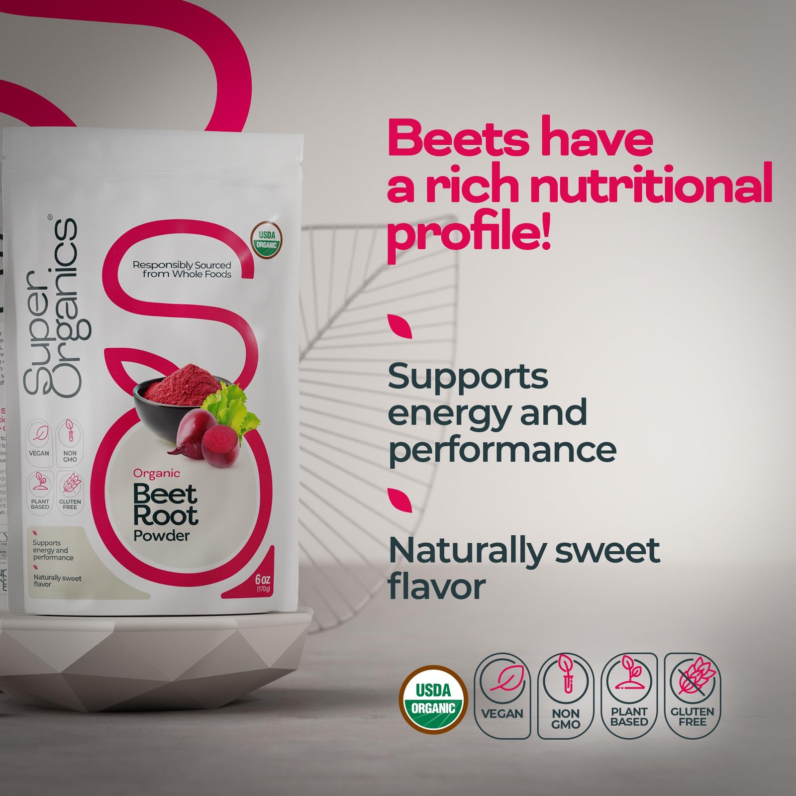 Super Organics Cacao Powder – Organic, Raw & Unsweetened – 100% Pure 6 Ounce gallery