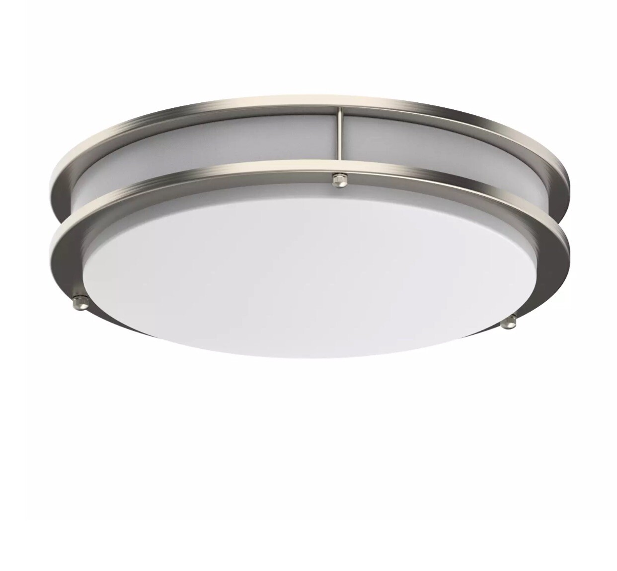 new ceiling light fixture silver flush mount 12 inch gallery