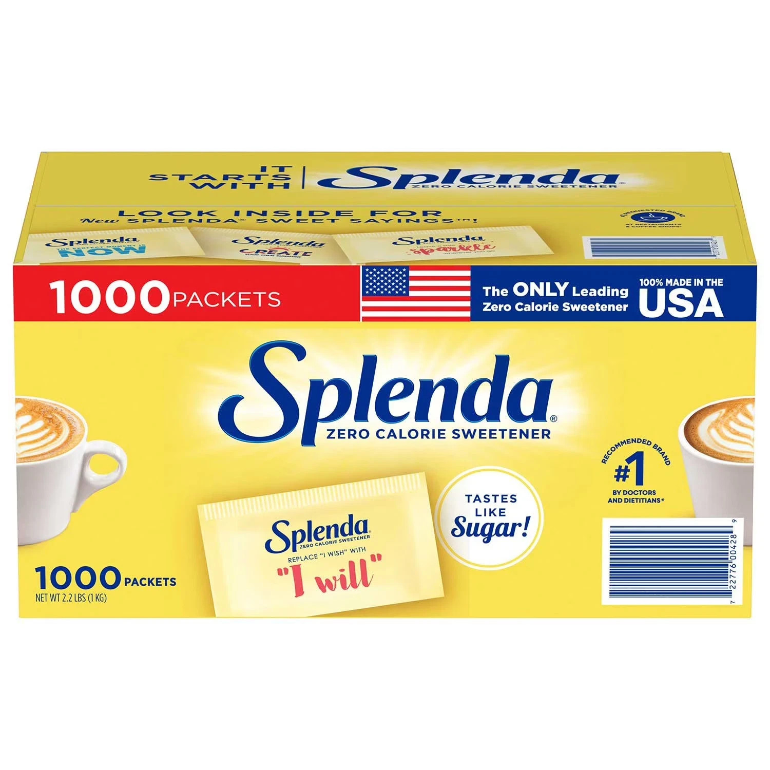Splenda Zero Calorie Sweetener Packets (1,000 ct.) FREE SHIPPING gallery