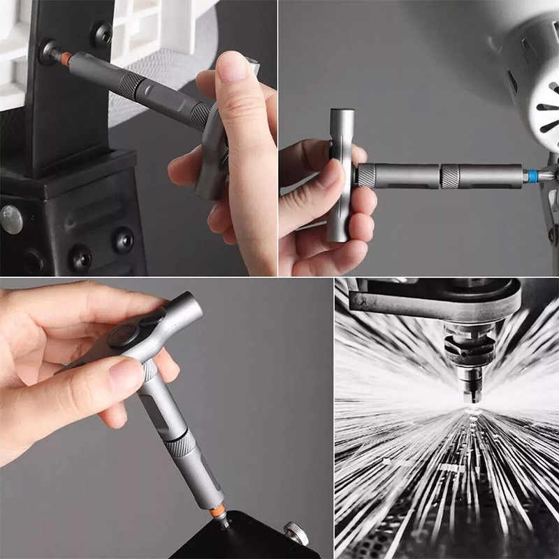 25pcs 24 in 1 Multifunction Screwdriver Head Set Household Repair Ratchet Wrench gallery