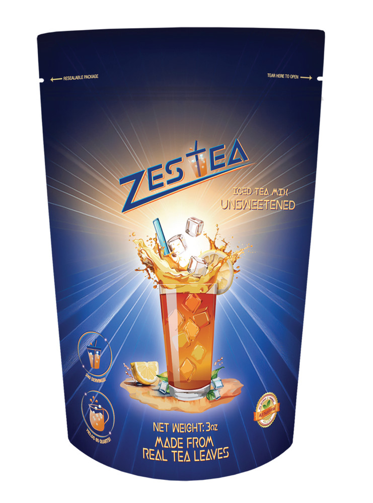 Zestea™ Unsweetened Instant Iced Tea Mix - (1) 3oz Bag