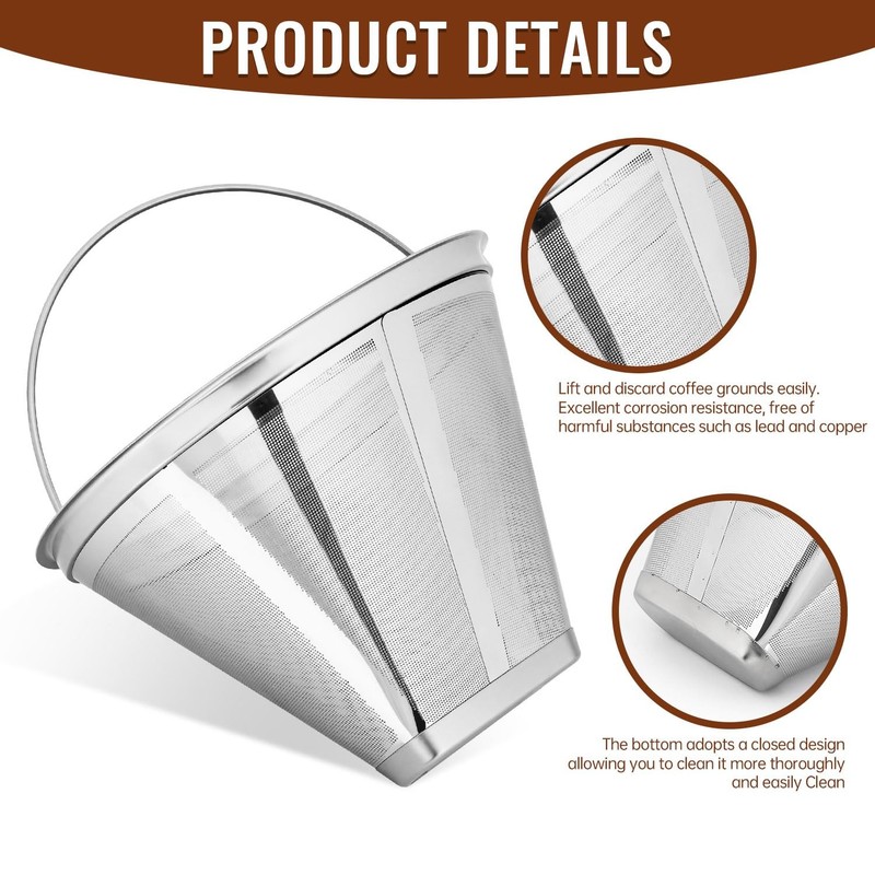 Reusable #4 Coffee Filter Compatible with Technivorm Moccamaster Coffee Machi... gallery