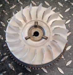 Vintage Tecumseh H35 HS40 Points Ignition Flywheel 611029 Go Kart Mini Bike NLA