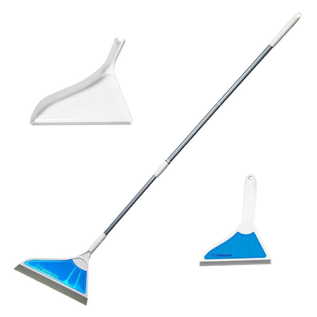 Helio Air Broom 3 Piece Kit All Surface Sweeper and Squeegee for Wet and Dry ... gallery