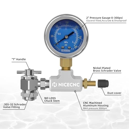 Universal 300PSI High Accuracy No Loss Nitrogen Filling Tool for Schrader gallery