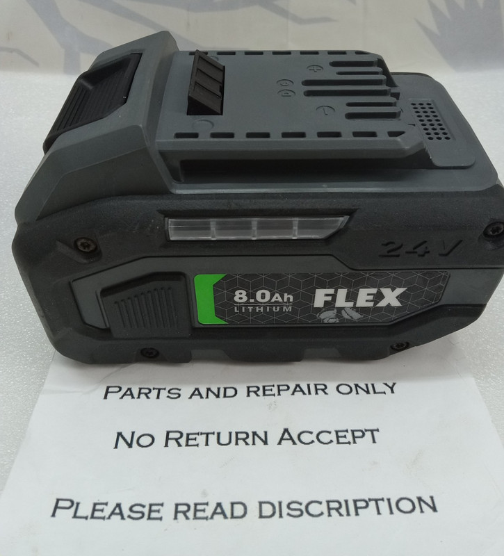 SALVAGE~1 Unit Non-Working Genuine Flex FX0221 24V 8.0Ah Lithium-Ion #TXBIN gallery