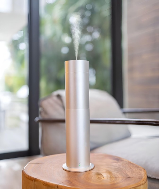 Mini360 Oil Diffuser / Aroma360 / SILVER or BLACK W/Remote Control NEW Waterless gallery
