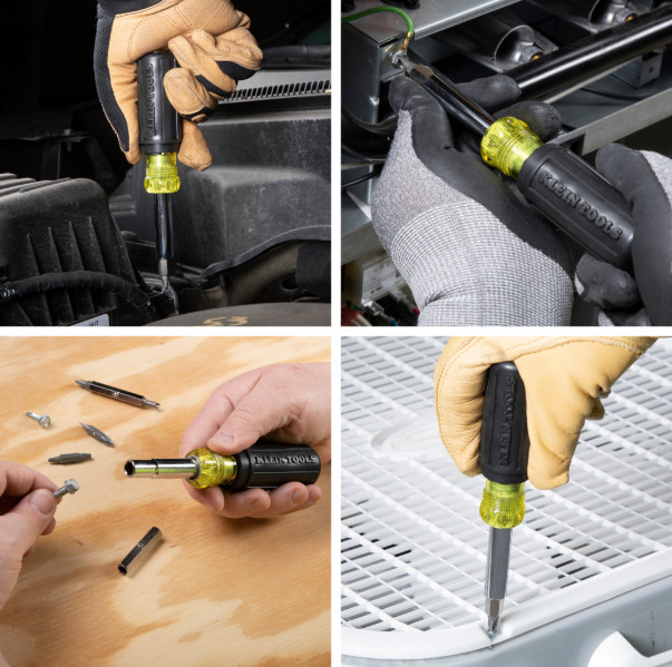 11-in-1 Multi Bit Screwdriver/Nut Driver, 8 Tips 3 Nut Driver Sizes Cushion Grip gallery