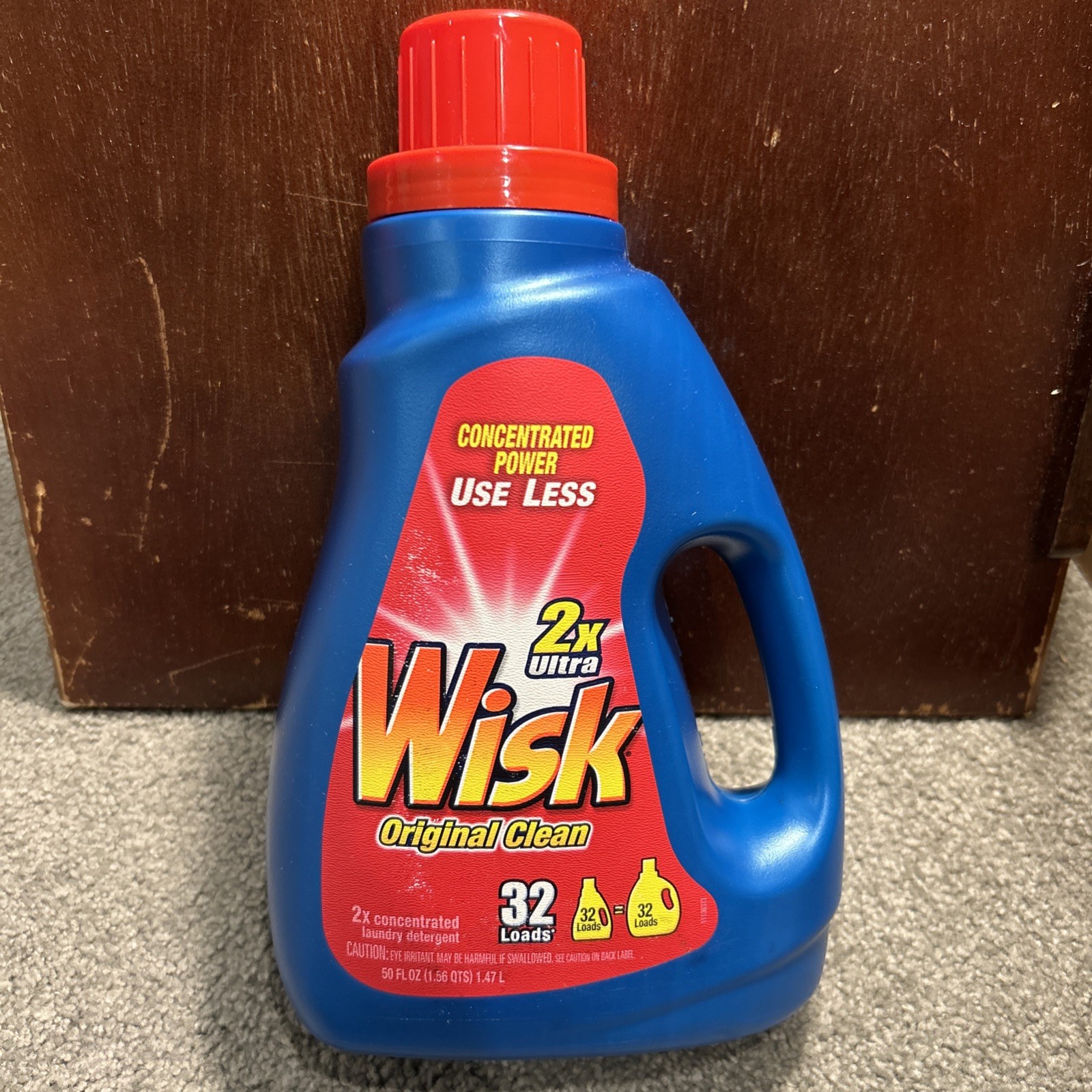 Wisk Original Clean 2X Ultra Concentrated Laundry Detergent 32 Loads 50oz gallery