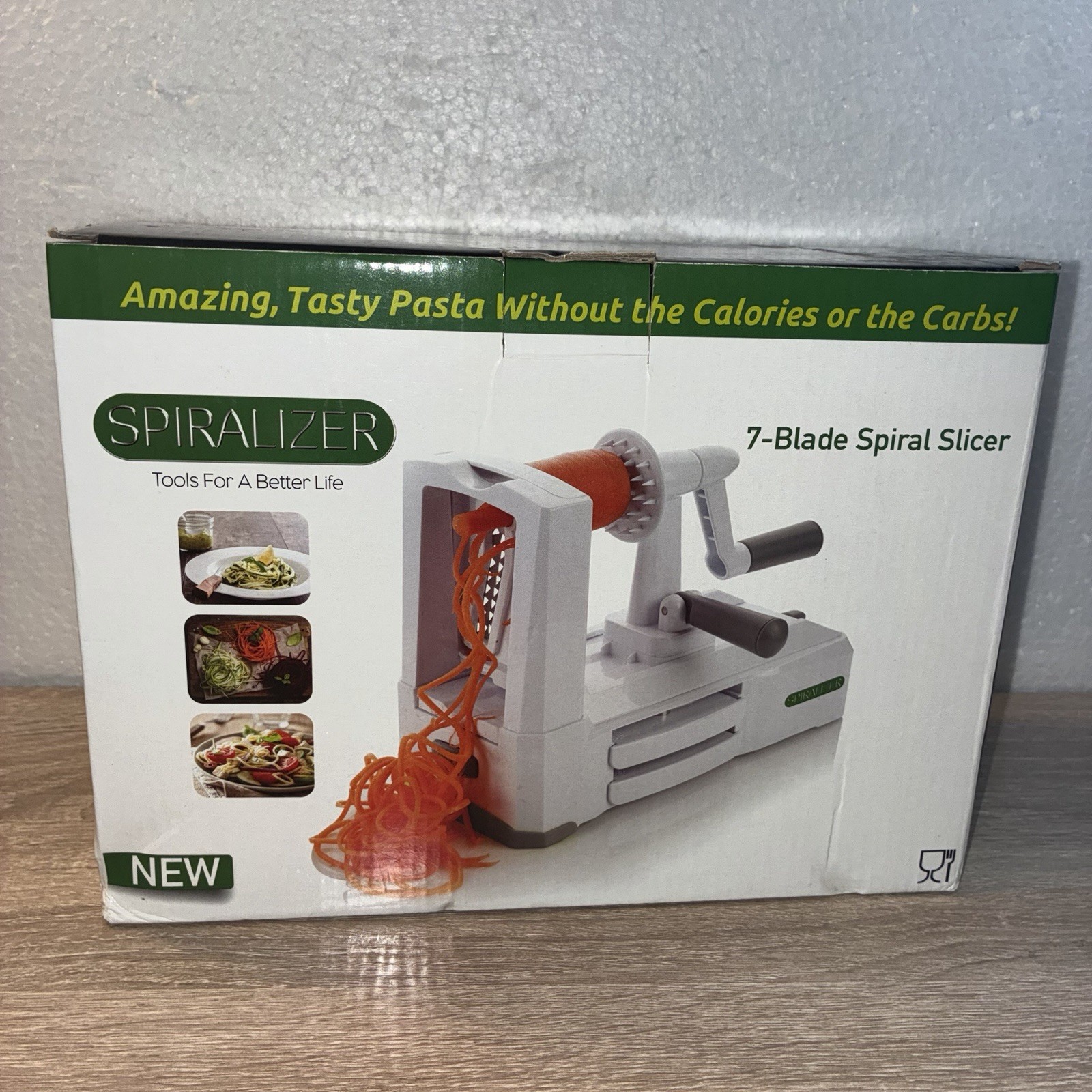 Spiralizer 7-Blade Vegetable Slicer Tools For A Better Life New In Open Box gallery