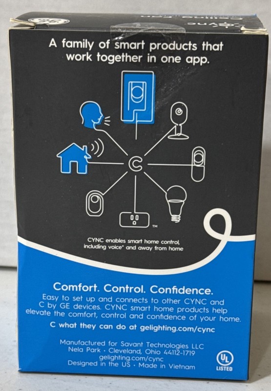 GE Cync Ceiling Fan Smart Switch, Wi-Fi Switch ~ No Add'l Hub Required gallery
