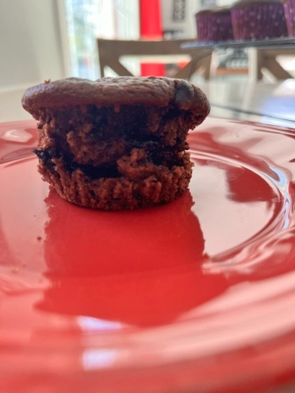 Dark Chocolate Espresso Muffins with Dark Chocolate Chips * Super Moist gallery