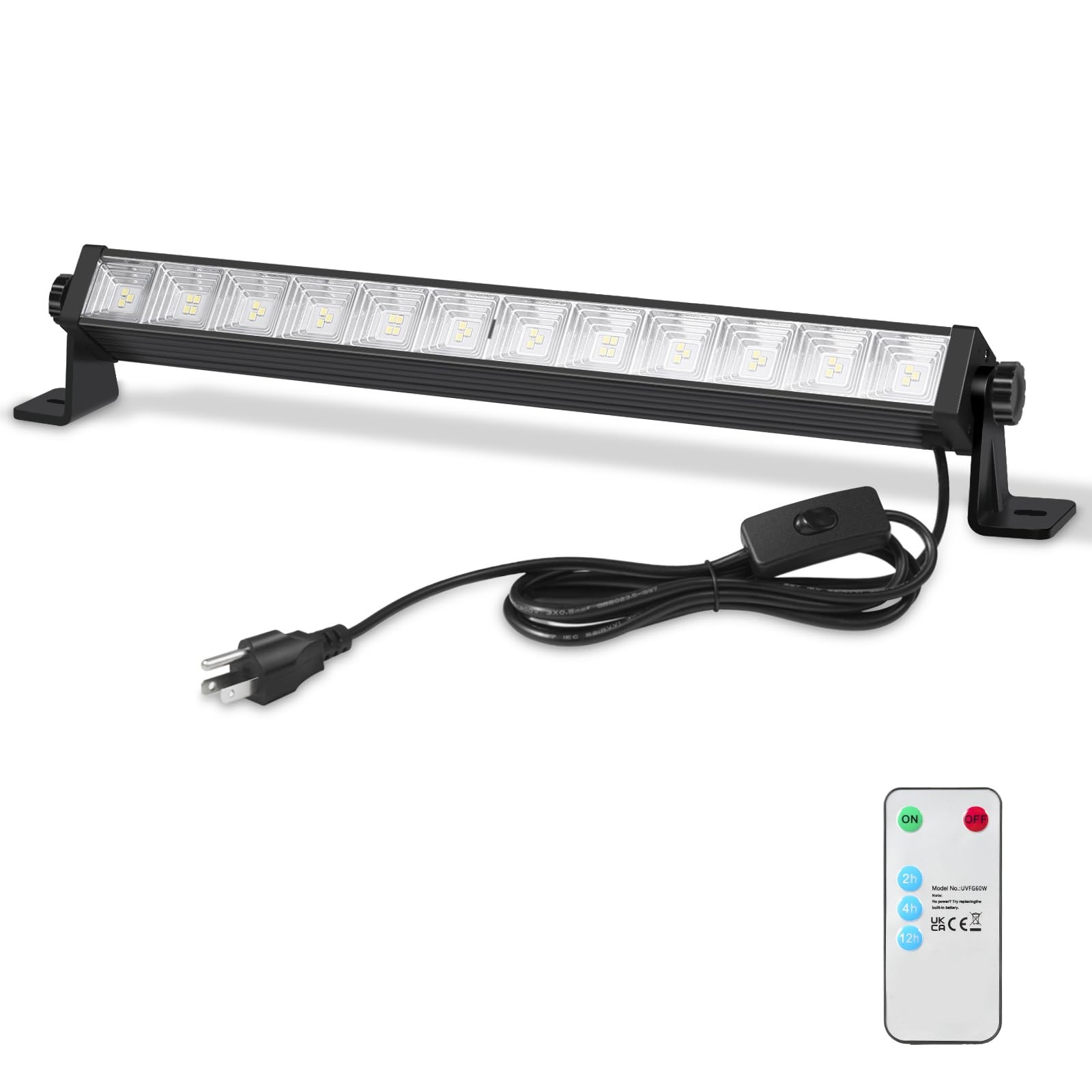 1 Pack 24W LED Shop Lights with Remote â€“ 5400 lm 6000 K Daylight, 6.5 ft Plug gallery