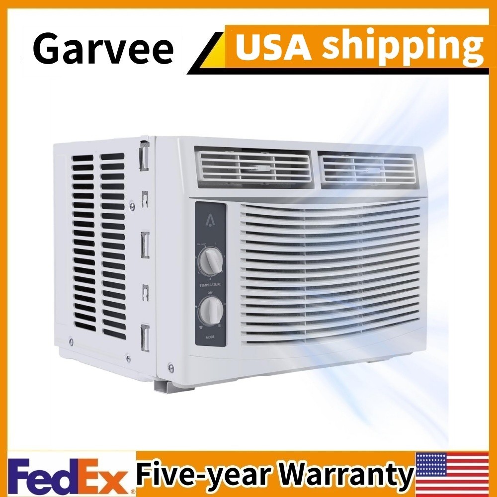 🔉5000 BTU Window Air Conditioner Mechanical Controls Washable Filter 150 Sq Ft gallery