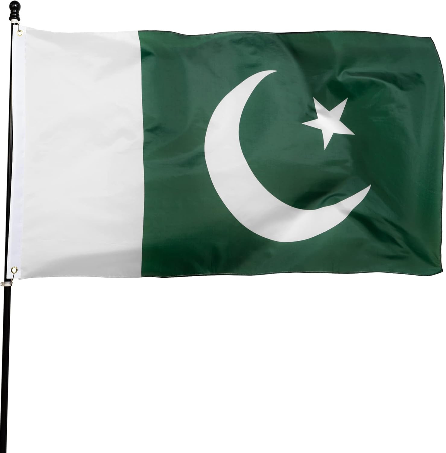 DANF Pakistan Flag 3Ftx5Ft Polyester PAKISTANI National Banner gallery