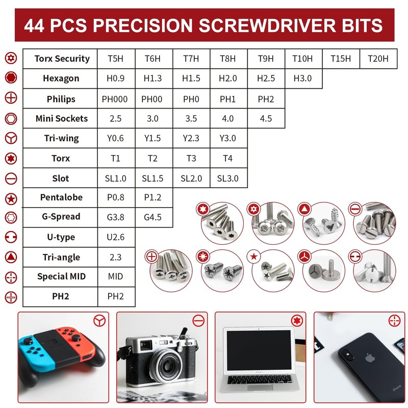 59 in 1 Small Precision Screwdriver Set Magnetic Mini Screwdriver Set With Case gallery