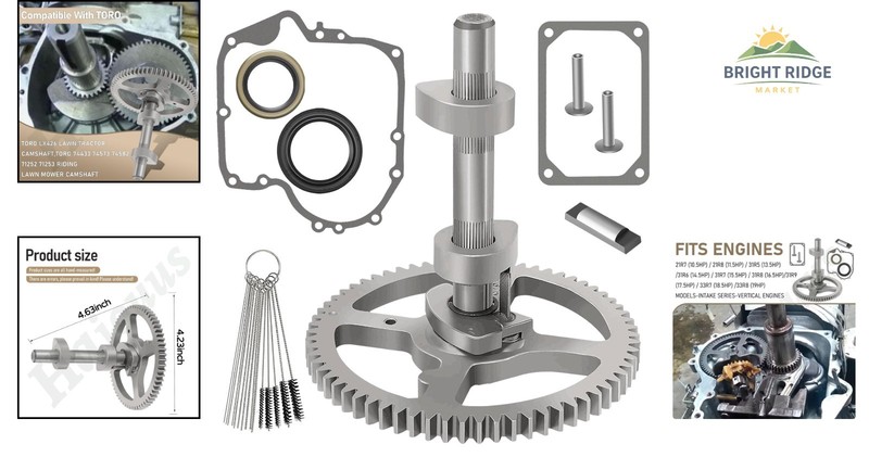 Camshaft Kit Replacement for Small Engines with Gaskets and Fastening Screws gallery