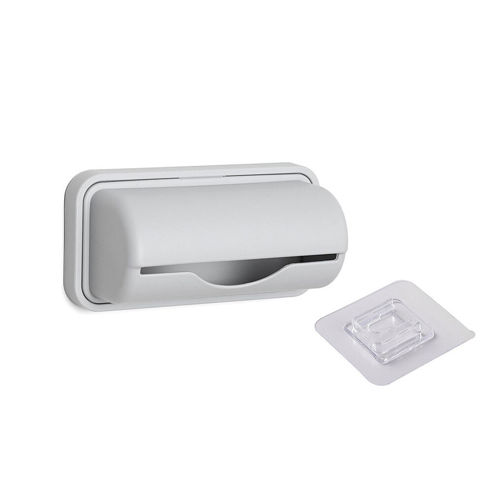 1Pc Trash Bag Storage Box Garbage Bag Dispenser for Wall Mounted Grocery Holder gallery