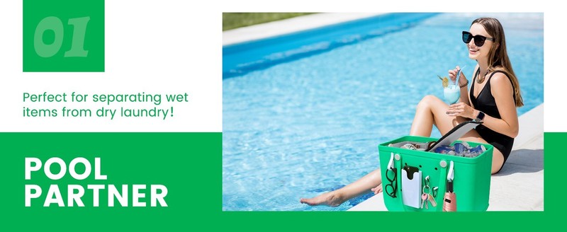 Cooler Organizer Compatible with Bogg Bag X Large Portable Leak-Proof Eva Beach gallery